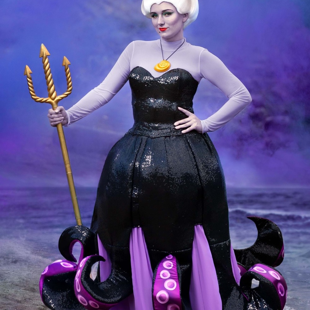 Disney Ursula Costume in Black and Purple